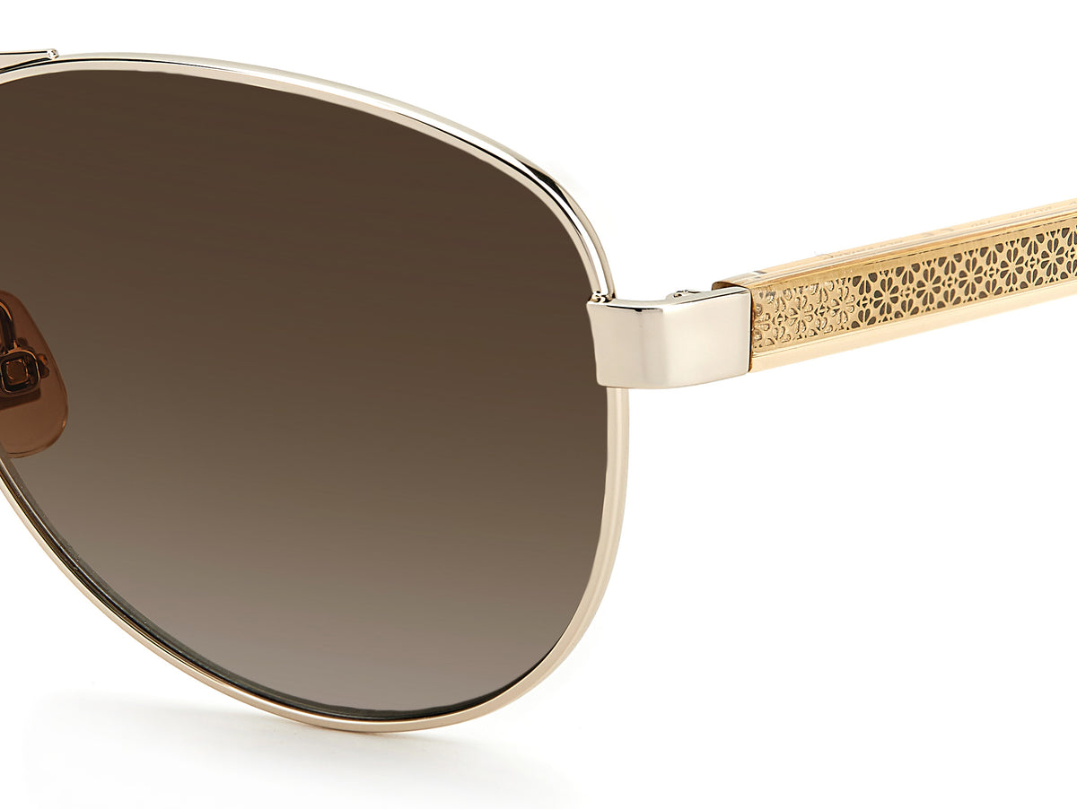 Kate Spade Fara/S 204466 Gold/ Brown Shaded Polarized