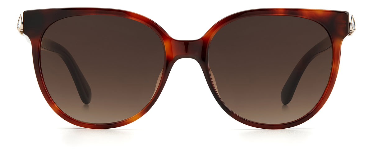 Kate Spade Geralyn/S 204467 Havana/ Brown Shaded 53 / Plastic / Acetate