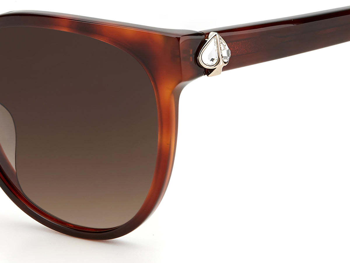 Kate Spade Geralyn/S 204467 Havana/ Brown Shaded 53 / Plastic / Acetate