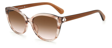 Kate Spade Hensley/G/S 204468 Beige Horn/ Brown Pink Shaded 55 / Plastic / Acetate