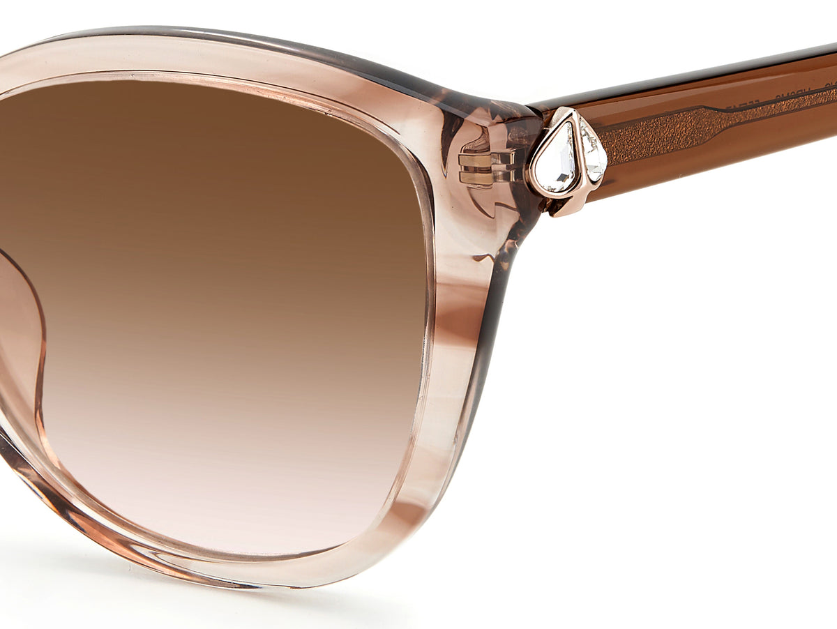 Kate Spade Hensley/G/S 204468 Beige Horn/ Brown Pink Shaded 55 / Plastic / Acetate