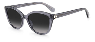 Kate Spade Hensley/G/S 204468 Grey/ Dark Grey Shaded 55 / Plastic / Acetate