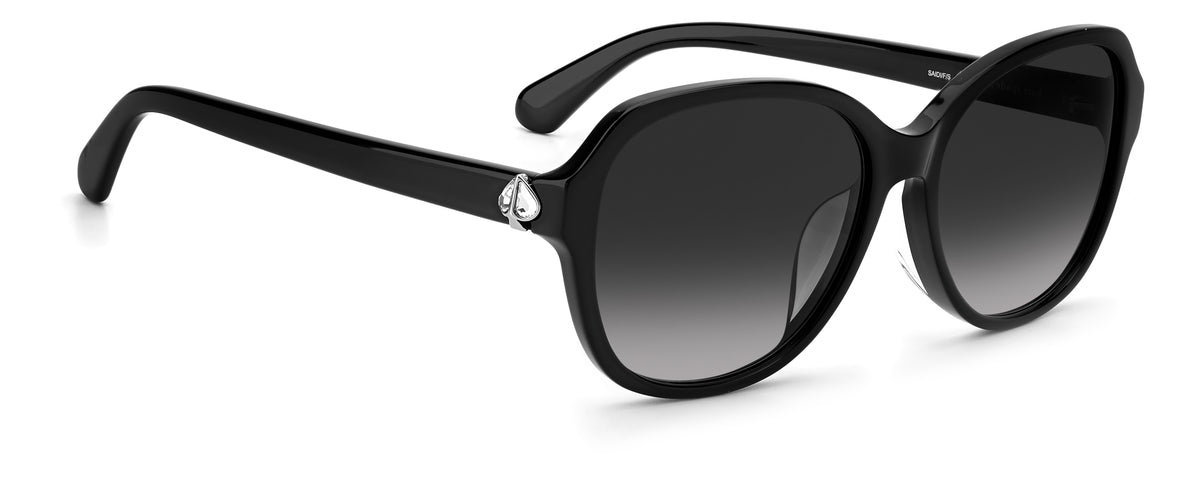 Kate Spade Saidi/F/S 204473 Black/ Dark Grey Shaded 58 / Plastic / Acetate