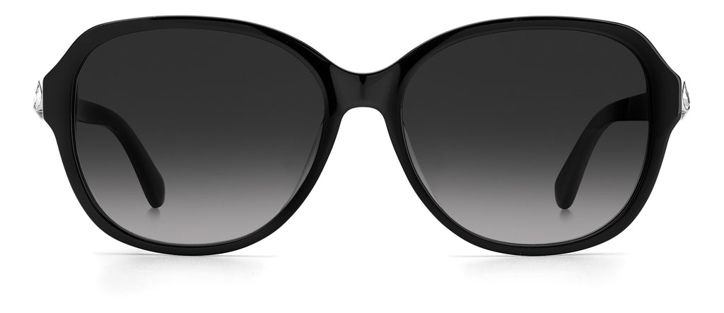 Kate Spade Saidi/F/S 204473 Black/ Dark Grey Shaded 58 / Plastic / Acetate