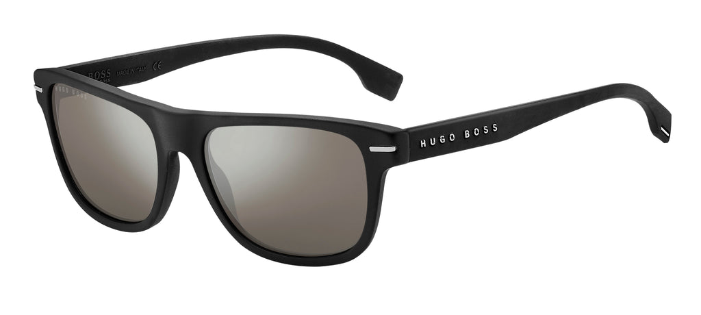 Hugo Boss BOSS 1322/S Matte Black Silver/ Silver Mirror 55 / Plastic / Acetate