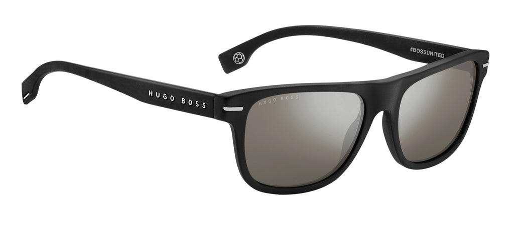 Hugo Boss BOSS 1322/S Matte Black Silver/ Silver Mirror 55 / Plastic / Acetate