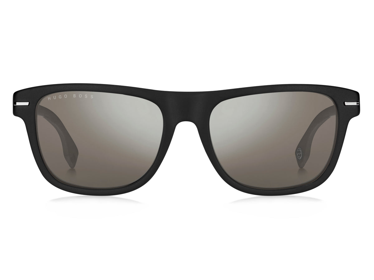 BOSS 1322/S Matte Black Silver/ Silver Mirror 55 / Plastic / Acetate