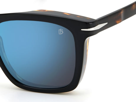 David Beckham DB 7000/S Black Havana/ Green Lens
