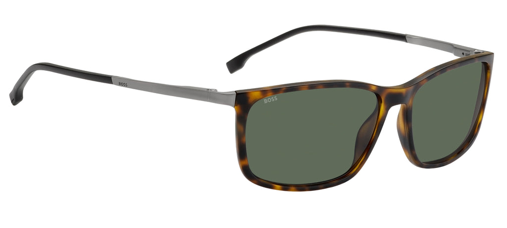BOSS 1248/S/IT N9P QT 59 Matte Havana 
Green Lenses
