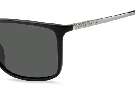 BOSS 1182/S/IT 003 M9 57 Matte Black 
Grey Polarised Lenses