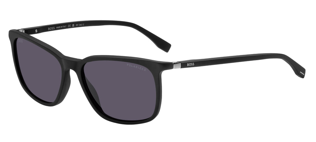 Hugo Boss BOSS 0959/S/IT Matte Black/ Grey Polarized 56 / Plastic / Acetate