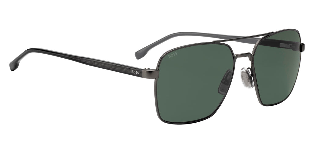 BOSS 1045/S/IT Matte Ruthenium Black/ Green 58 / Plastic / Metal
