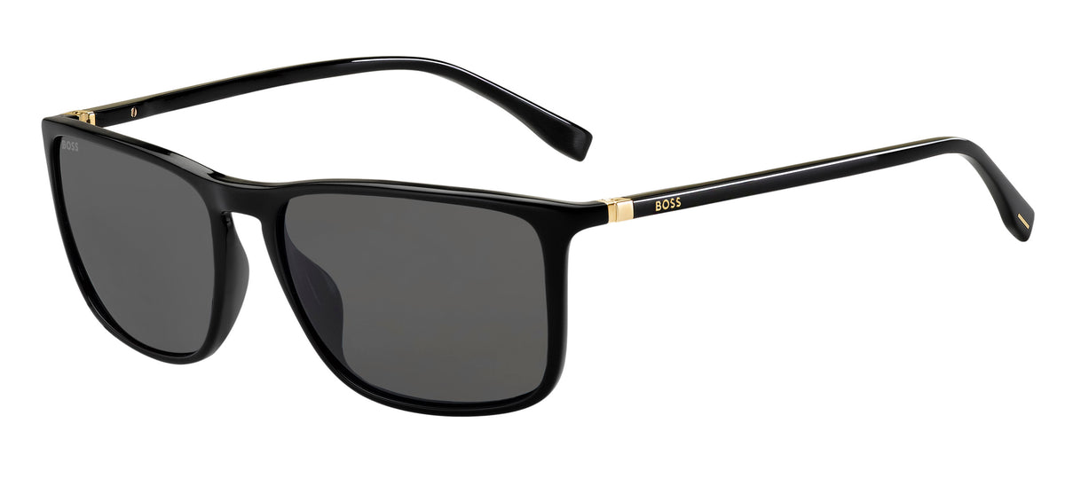 BOSS 0665/S/IT Black/ Dark Grey Shaded