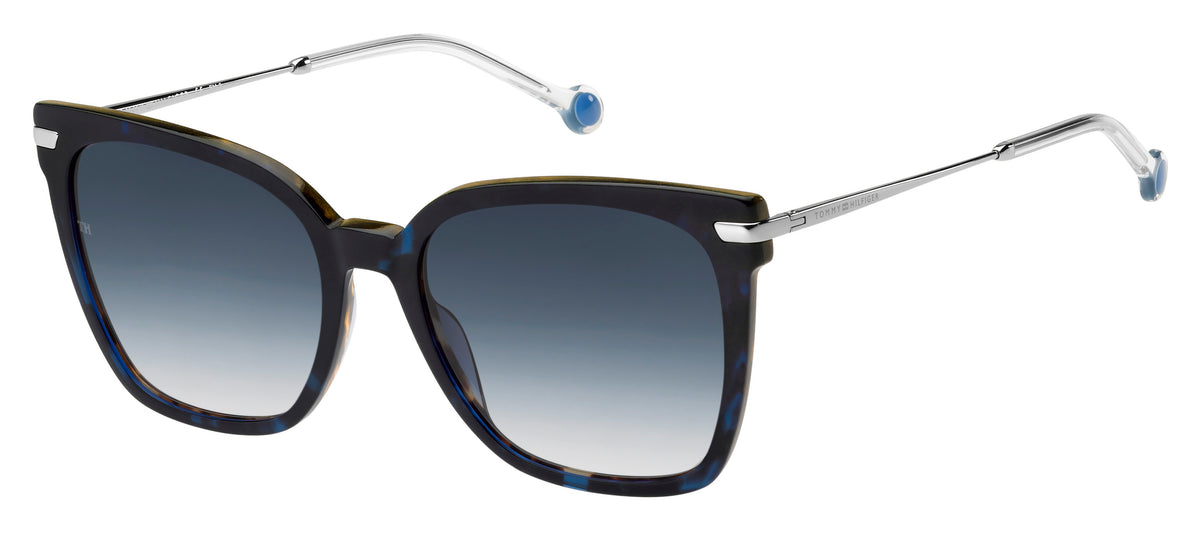 Tommy Hilfiger TH 1880/S Blue Havana/ Dk Blue Shaded