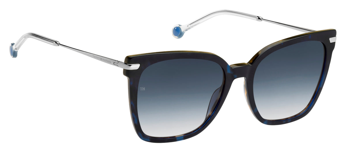 Tommy Hilfiger TH 1880/S Blue Havana/ Dk Blue Shaded