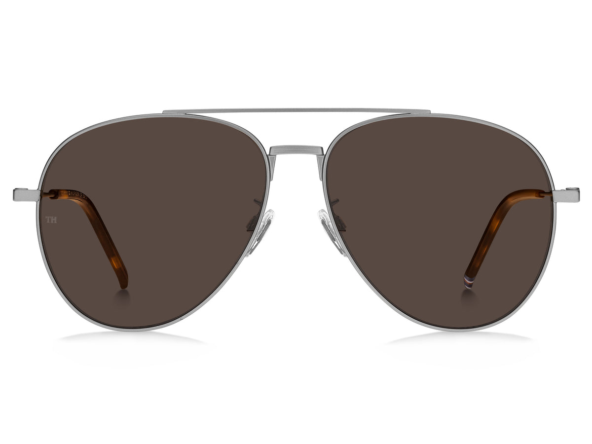 Tommy Hilfiger TH 1896/F/S Matte Ruthenium/ Brown