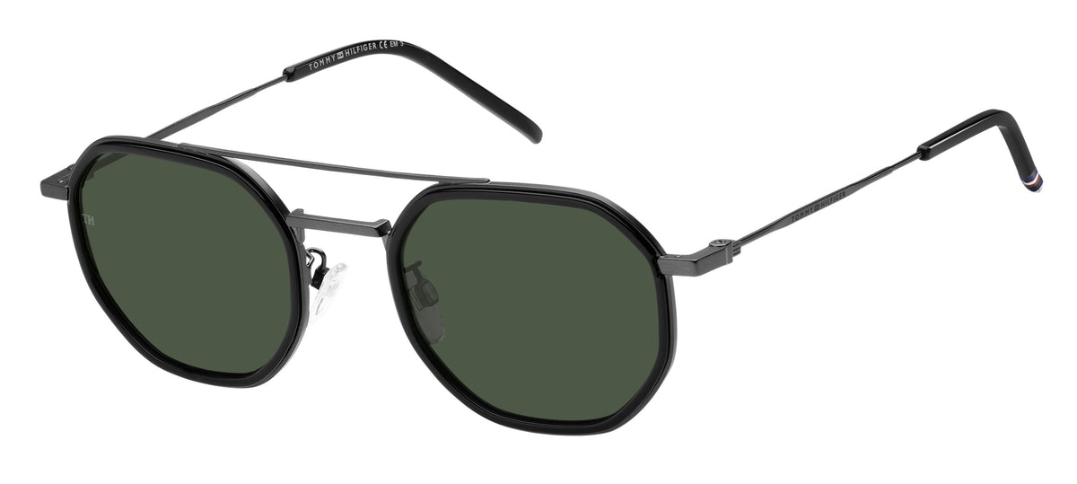 Tommy Hilfiger TH 1897/F/S Matte Ruthenium Black/ Green