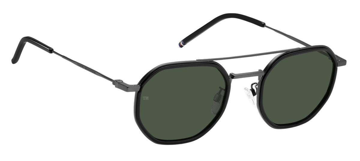 Tommy Hilfiger TH 1897/F/S Matte Ruthenium Black/ Green