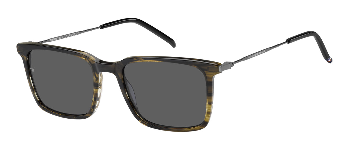 Tommy Hilfiger TH 1874/S Khaki Horn/ Grey