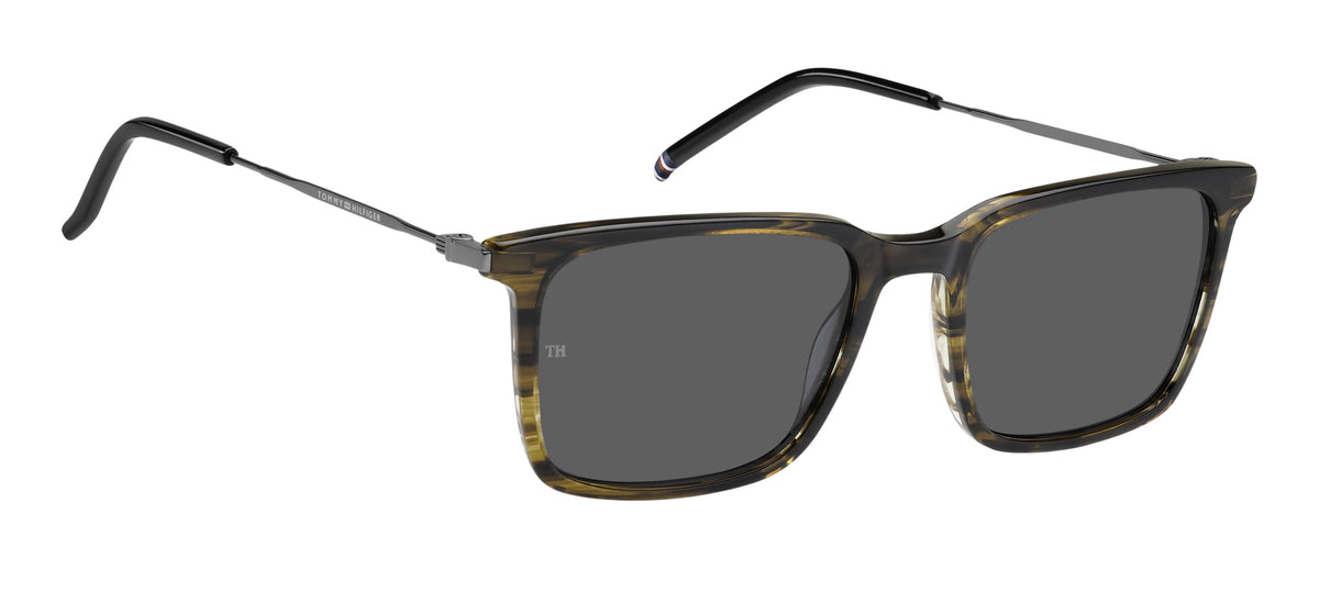 Tommy Hilfiger TH 1874/S Khaki Horn/ Grey