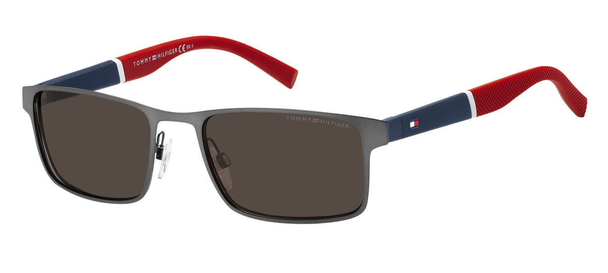 Tommy Hilfiger TH 1904/S Matte Dark Ruthenium/ Brown