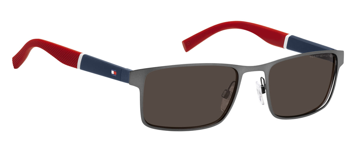 Tommy Hilfiger TH 1904/S Matte Dark Ruthenium/ Brown
