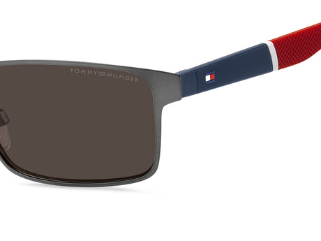 Tommy Hilfiger TH 1904/S Matte Dark Ruthenium/ Brown