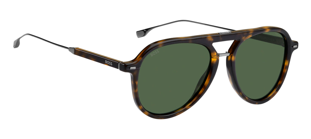 BOSS 1356/S 086 YP 54 Havana 
Green Polarised Lenses