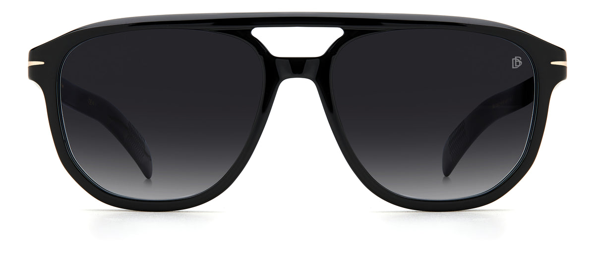 David Beckham DB 7080/S Black/ Grey Lens
