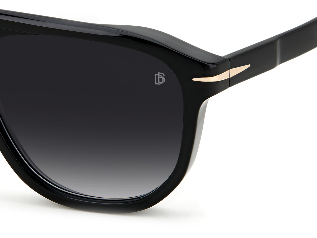 David Beckham DB 7080/S Black/ Grey Lens