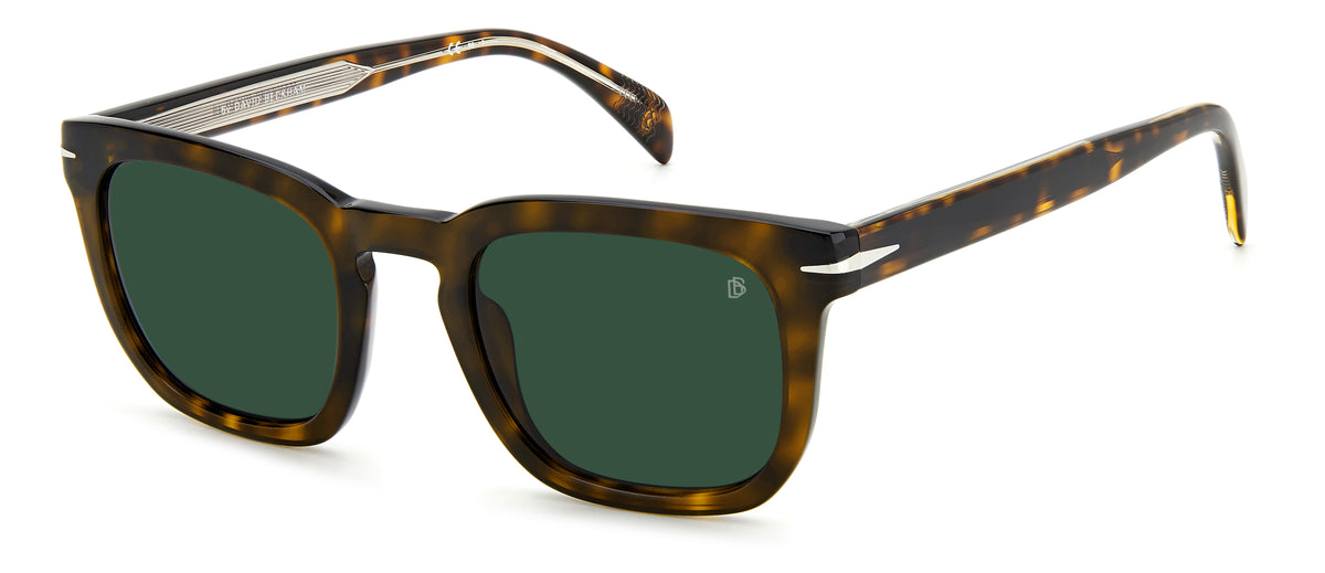 David Beckham DB 7076/S Havana/ Green Lens 50 / Plastic / Acetate
