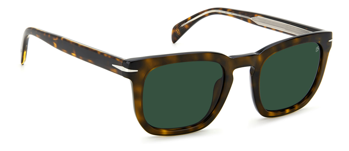 David Beckham DB 7076/S Havana/ Green Lens 50 / Plastic / Acetate