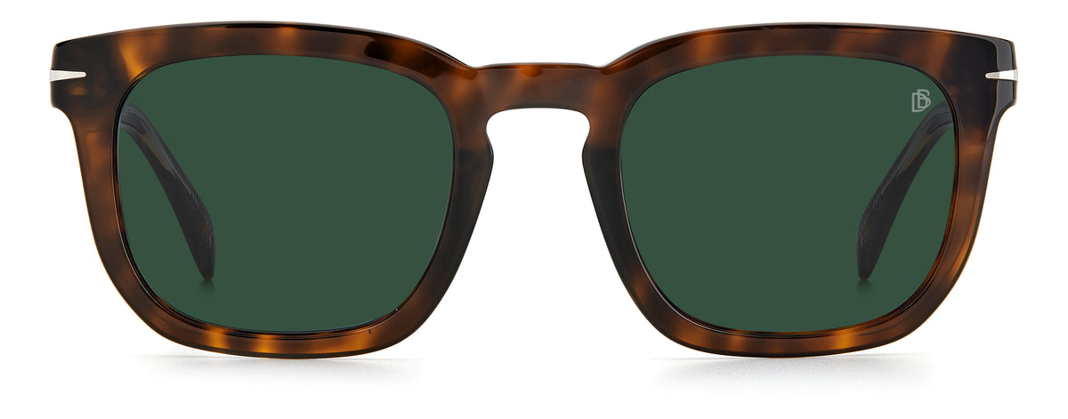 David Beckham DB 7076/S Havana/ Green Lens 50 / Plastic / Acetate