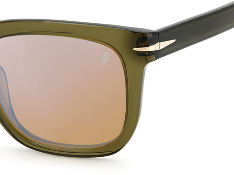 David Beckham DB 7076/S Olive/ Blue Lens