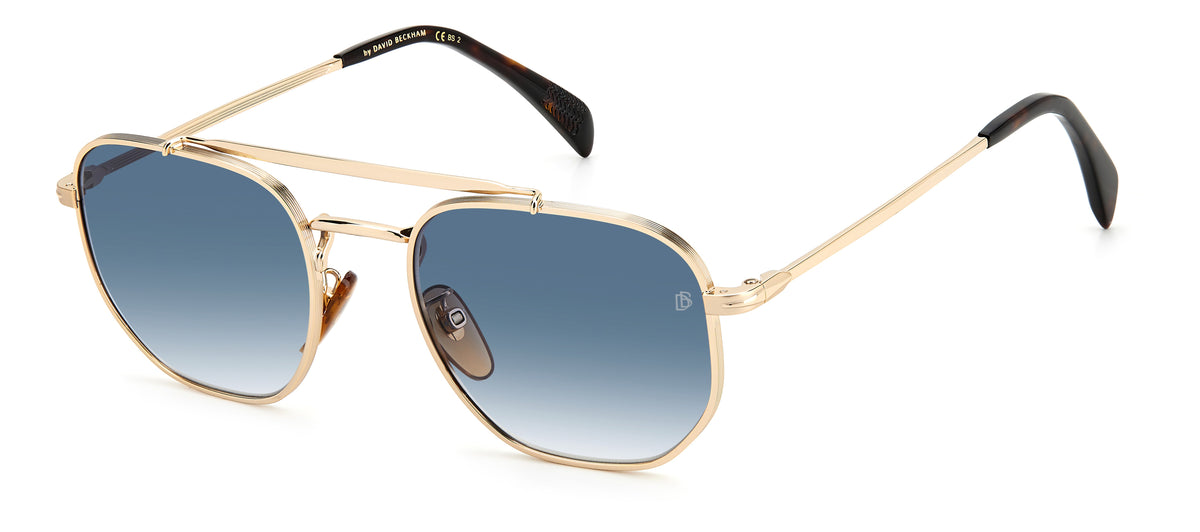 David Beckham DB 1079/S Gold Havana/ Blue Lens