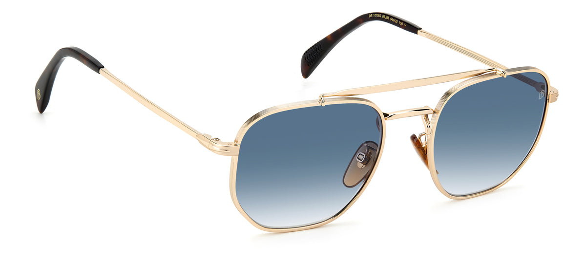 David Beckham DB 1079/S Gold Havana/ Blue Lens