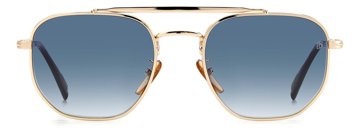 David Beckham DB 1079/S Gold Havana/ Blue Lens