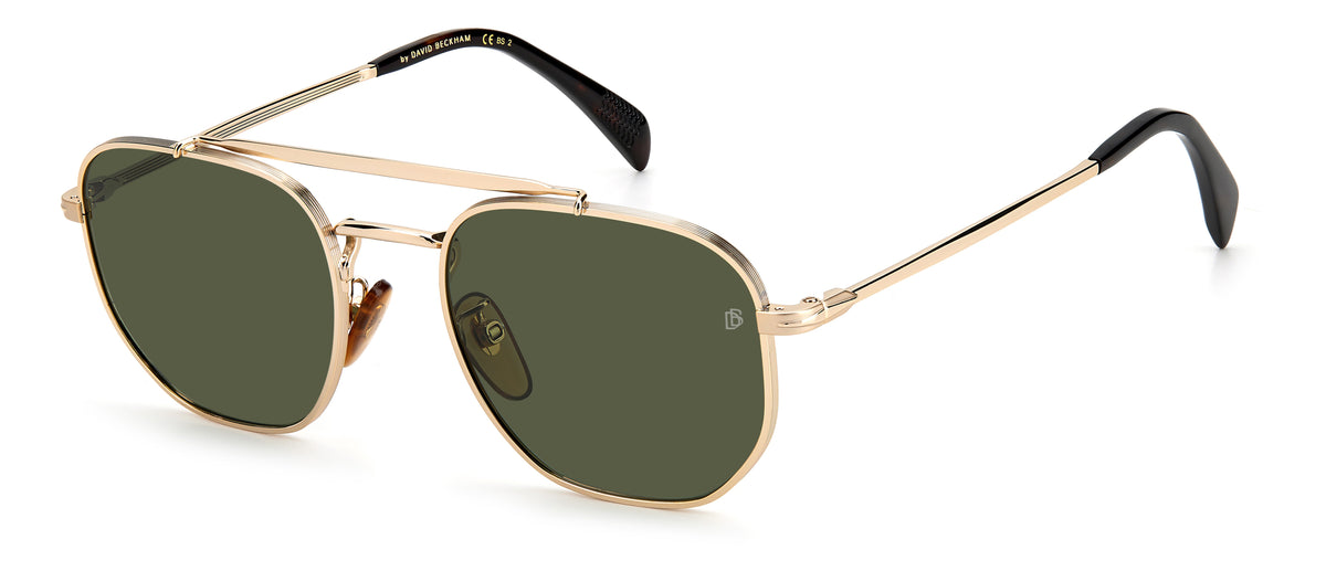 David Beckham DB 1079/S Gold/ Green Lens