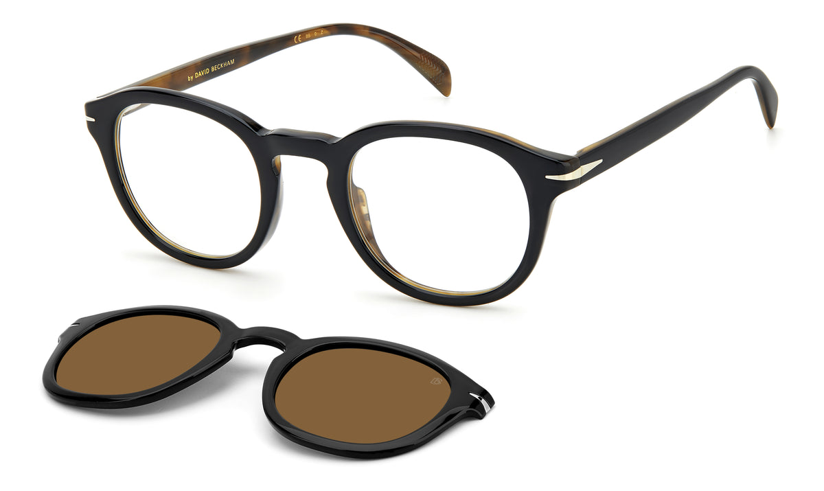 David Beckham DB 1080/CS Black Striped Brown/ Bronze Lens Polarised