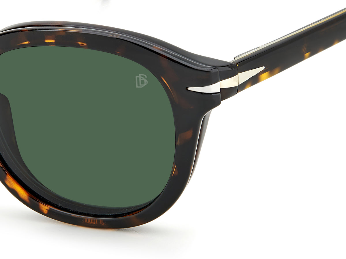 David Beckham DB 1080/CS Havana/ Green Lens Polarised