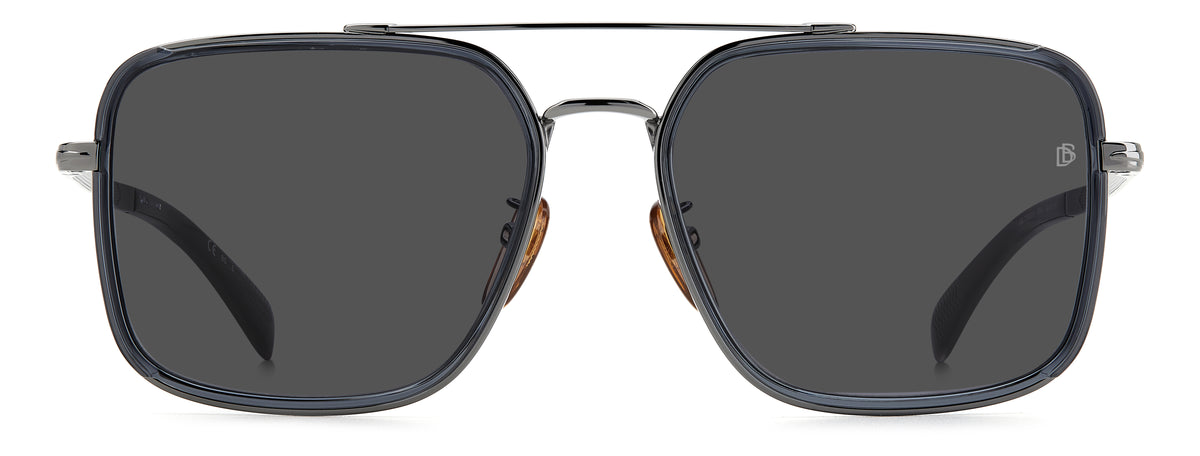 David Beckham DB 7083/G/S Grey Dark Ruthenium/ Grey Lens
