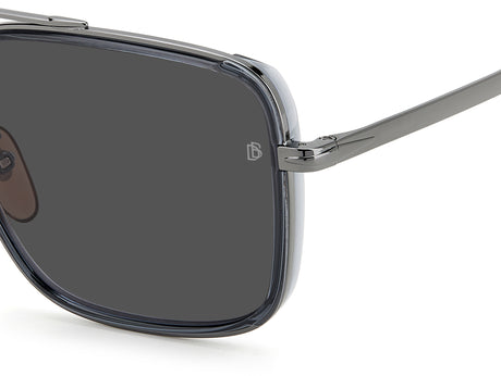 David Beckham DB 7083/G/S Grey Dark Ruthenium/ Grey Lens