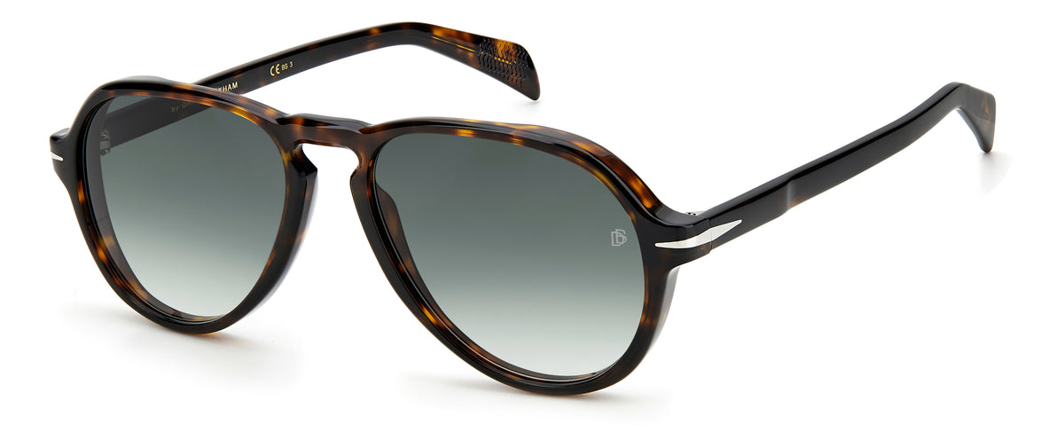 David Beckham DB 7079/S Havana/ Green Lens