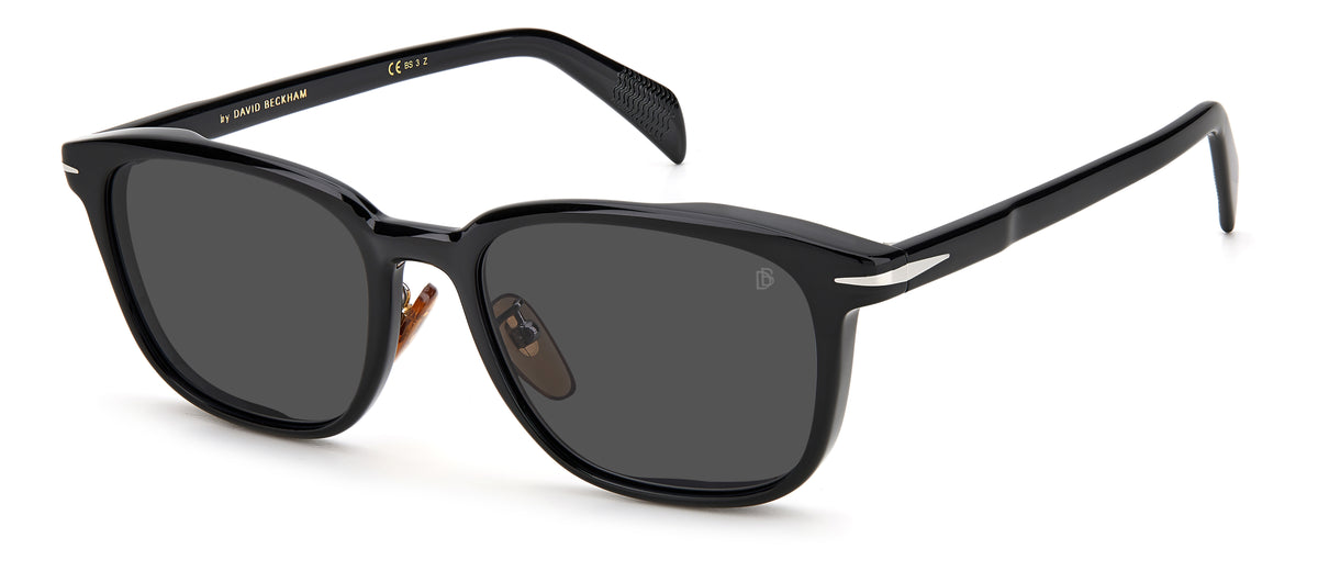 David Beckham DB 7081/F/S Black/ Grey Lens Polarised