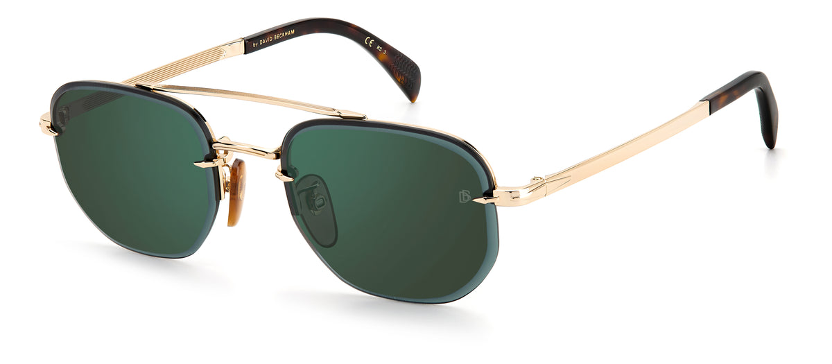 David Beckham DB 1078/S Gold Havana/ Green Lens 53 / Plastic / Metal