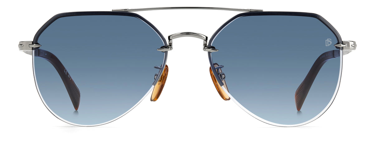 David Beckham DB 1090/G/S 31Z 08 59 Ruthenium Havana / Dark Blue Lenses