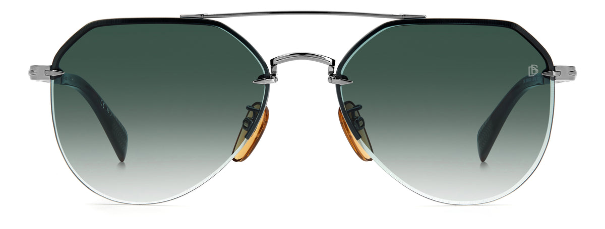David Beckham DB 1090/G/S Dark Ruthenium Havana/ Green Lens 59 / Plastic / Metal