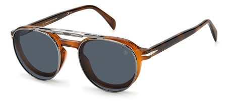 David Beckham DB 1075/CS WR9 C3 49 Brown Havana / Blue Polarised Lenses