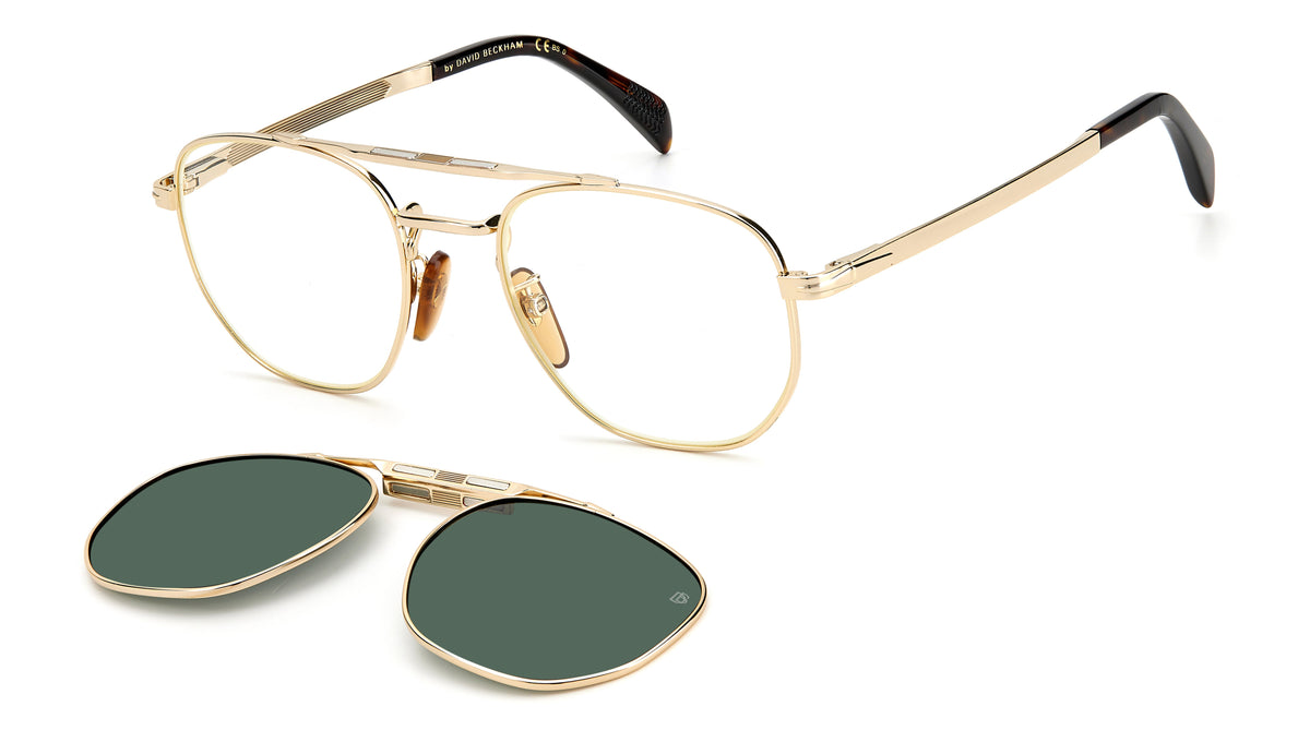 David Beckham DB 1082/G/CS Gold Havana/ Green Lens Polarised