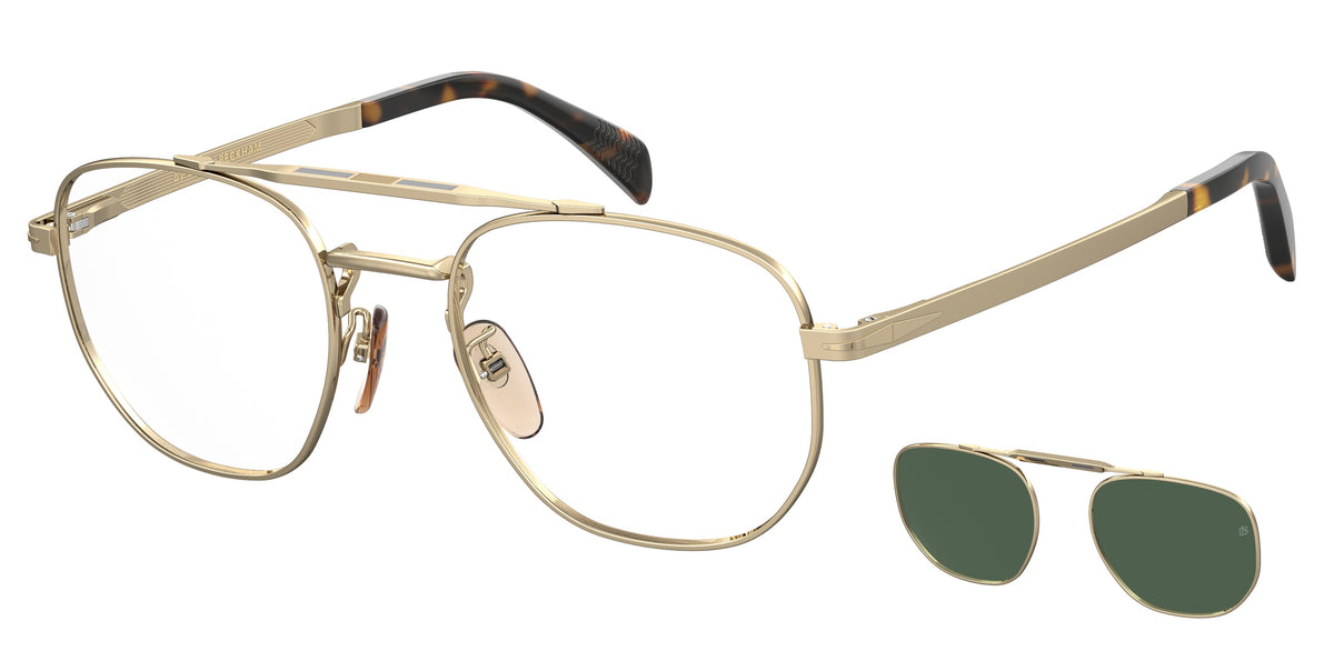 David Beckham DB 1082/G/CS Gold Havana/ Green Lens Polarised